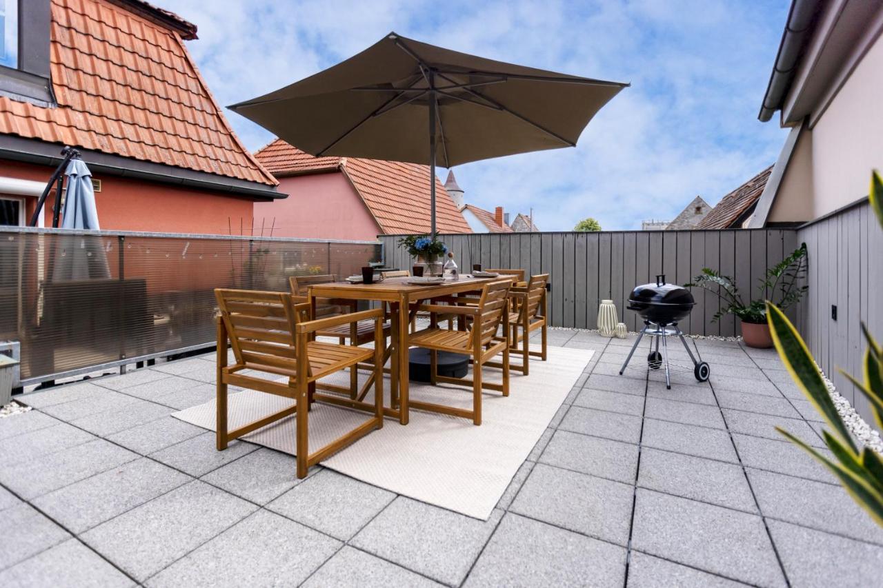 Fewos Am Main Mit Dachterrasse Zur Gemeinschaftlichen Nutzung Aller Apartments & Fahrradgarage - By Homekeepers Ochsenfurt Exterior foto